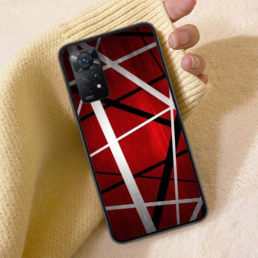 Eddie Van Halen Graphic Guitar Phone Case For Redmi 13C 14C Note 14 13 Pro Plus 5G Clear Capa 12 12C 10A 10C 10 9A 9C 9T 9 8 Pro