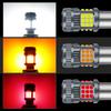 2 шт. P21W светодиодные лампы Canbus 1156 BA15S BAU15S PY21W 1142 BA15D T20 W21W W21/5W T25 P27W P27/7W 3030SMD Вентилятор Автомобильный указатель поворота без ламп с гипервспышкой