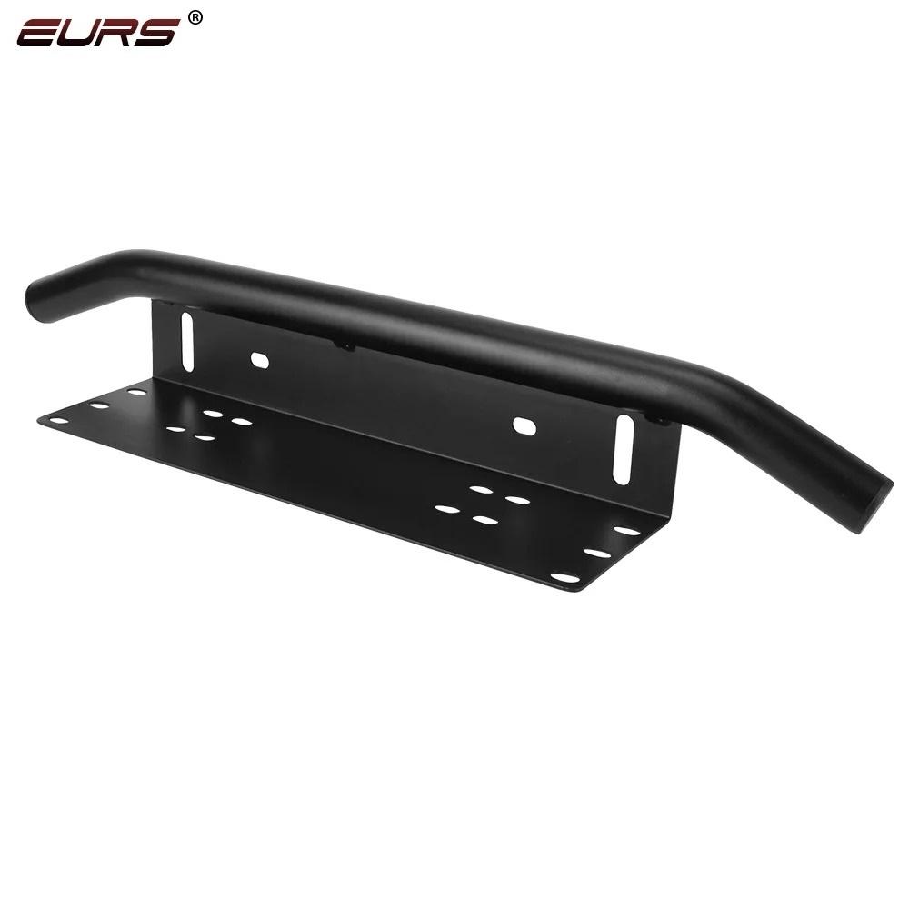 Передний бампер номерного знака внедорожника держатель лампы алюминиевый кронштейн для крепления фары для бездорожья светодиодный держатель рамки универсального