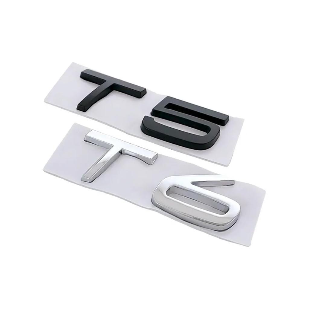 ALMVIS 3D Metal T5 T6 AWD Logo Rear Trunk Tailgate Badge Emblem Sticker Volvo