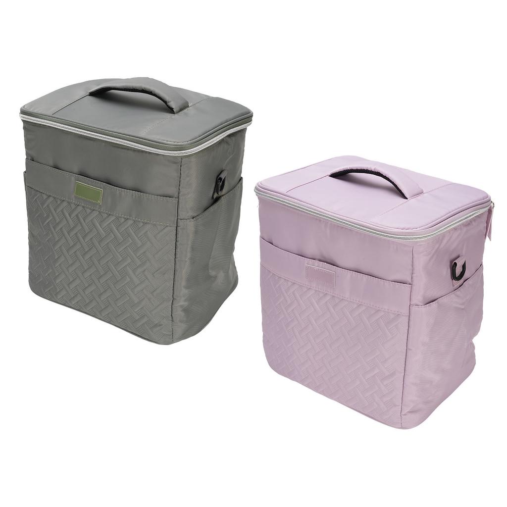 21 л Изолированная сумка-холодильник для женщин, Непромокаемая сумка для ланча для офиса, пеших прогулок, пляжа, с регулируемым плечевым ремнем