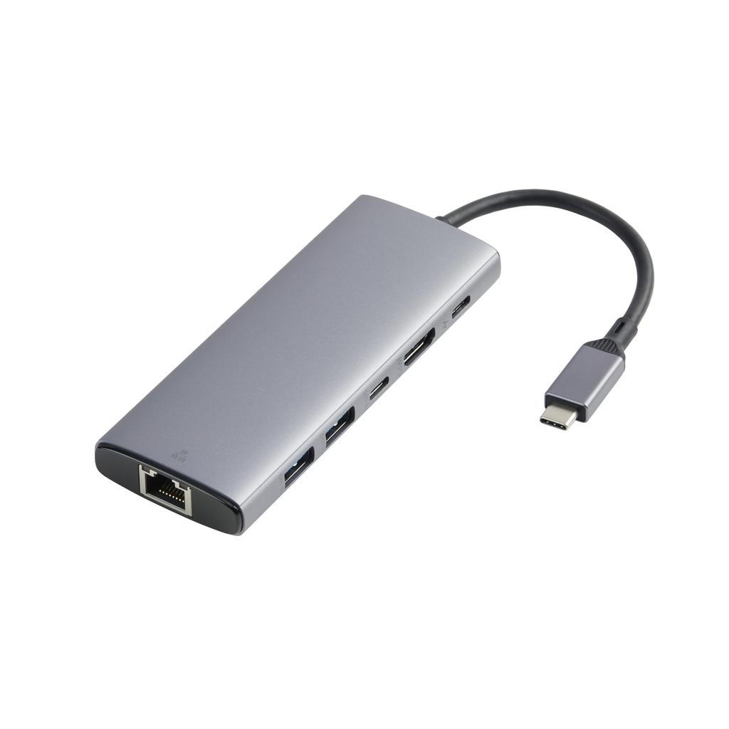 AmazonBasics 1 100W PD 1 HDMI Ethernet Light Gray X X Cm 6-in-1 USB-C 3.2 (10G) Hub, USB-C Input, USB-A, USB-C, 4K, 11.94 4.6 1.5