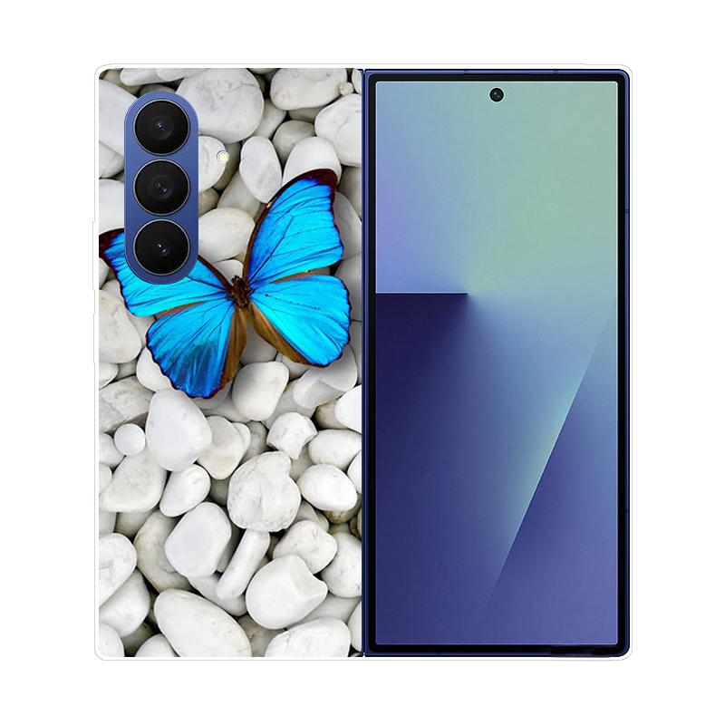 Для Samsung Galaxy Z Fold 7 Fold7 Чехол Роскошный Складной Ударопрочный Защитный Funda для Samsung Galaxy Z Fold 7 Жесткая Задняя Крышка из Поликарбоната