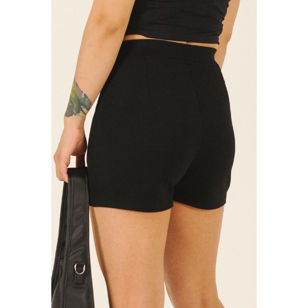 Женская черная юбка-карандаш миди