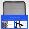 Deli 3-Tier Metal Mesh Desk File Organizer Tray, A4, Black