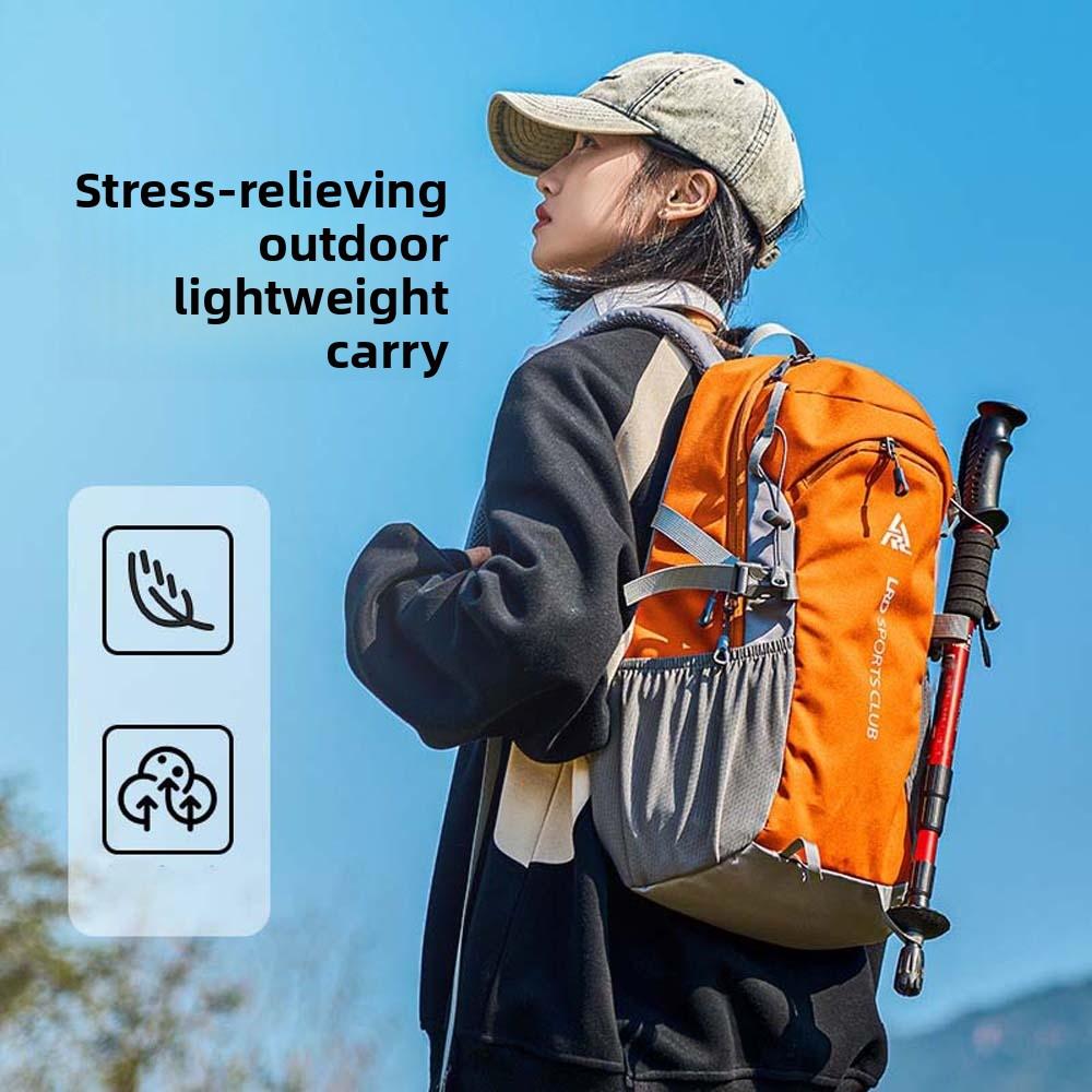 Large Capacity Outdoor Rucksack Nylon Mountaineering Bag Lightweight Sport Backpack Daily