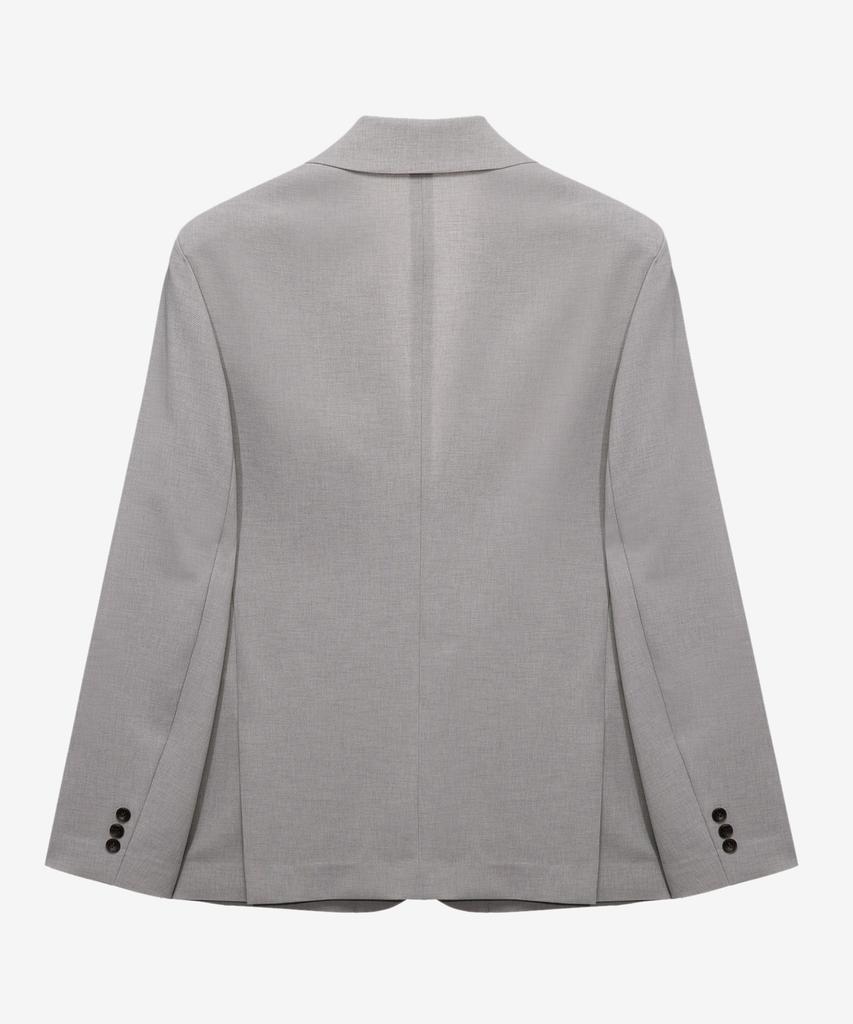 Mindbridge [Set][Cool] Two-Tone Knit Regular Fit Jacket Set-Up Light Beige