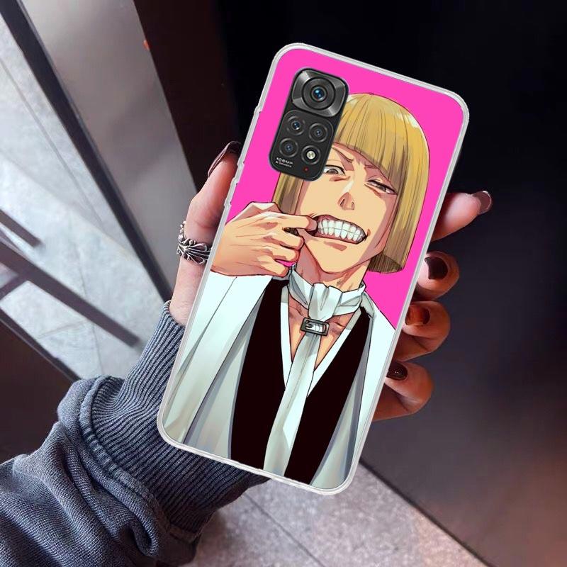Чехол для телефона Bleach Синдзи Хирако для Xiaomi Redmi Note 15 14 14S 13 12 12S 11 Pro Plus 11E 11T 11S 10S 5G Мягкий чехол Fundas Redmi