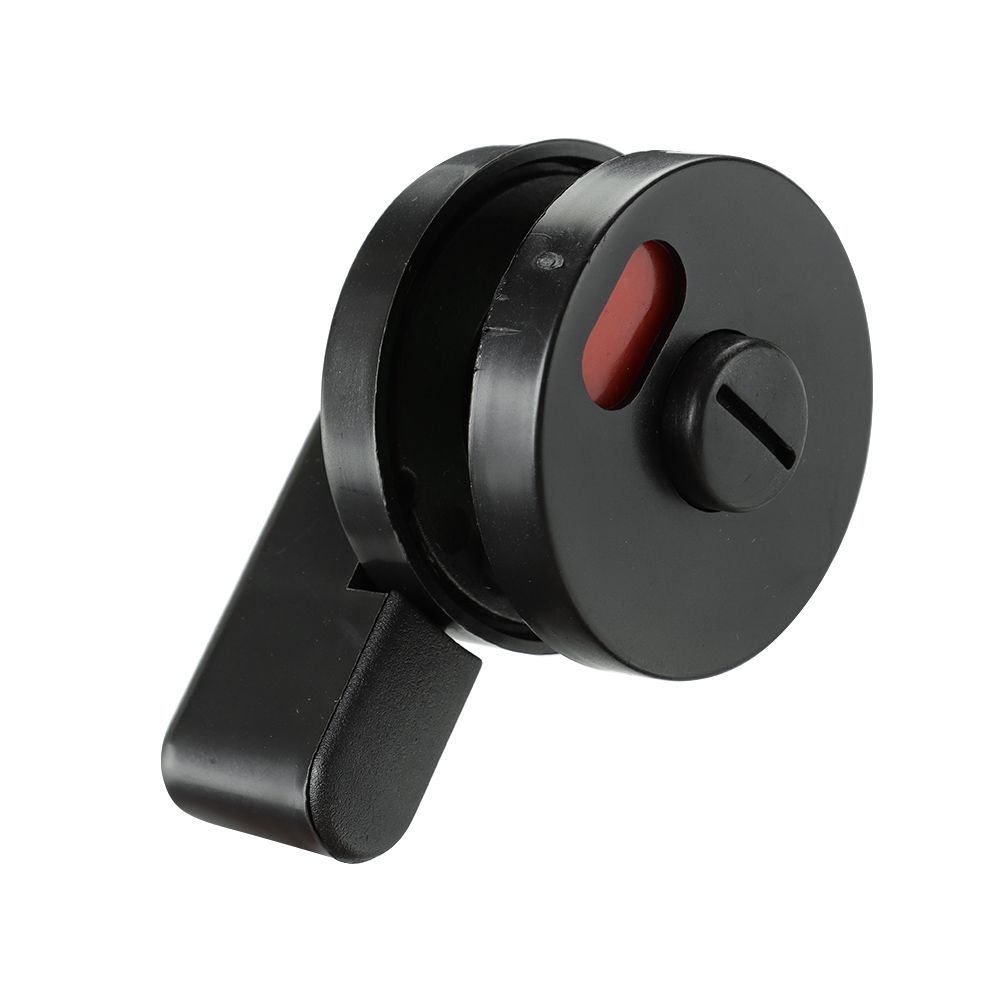 Bathroom Partition Public Toilet Handle Door Lock Indicator Lock Black