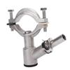 1,5-дюймовый вставной клапан, быстросъемный зажим для трубы доильного аппарата из нержавеющей стали для замены