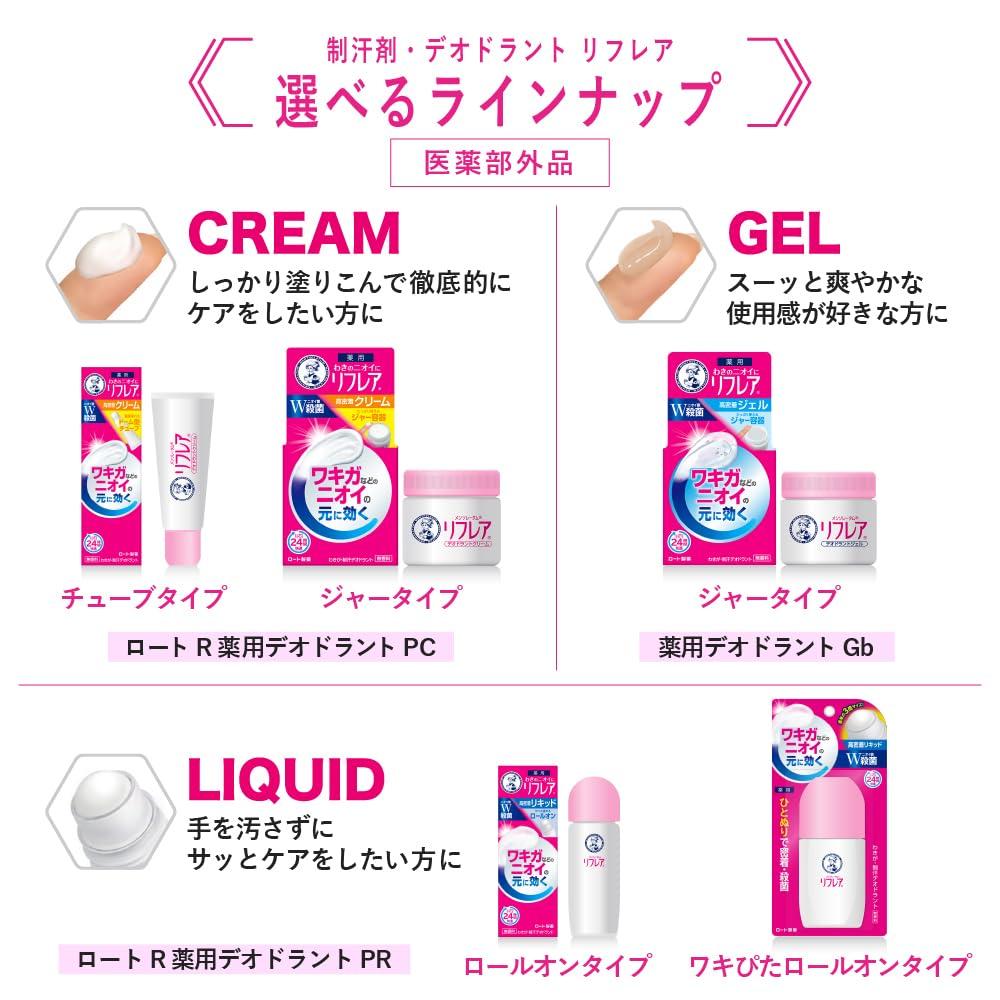 Mentholatum Body Refrea Дезодорант-жидкость 50 мл прямое действие против источника запаха тела, такого как подмышки, содержит двойное антибактериальное активное вещество