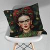 FFridas KKahlo Artiste Pillowcase for Sofa Room Office Decor Printing  Merchandise AllMatch Cushion Cover