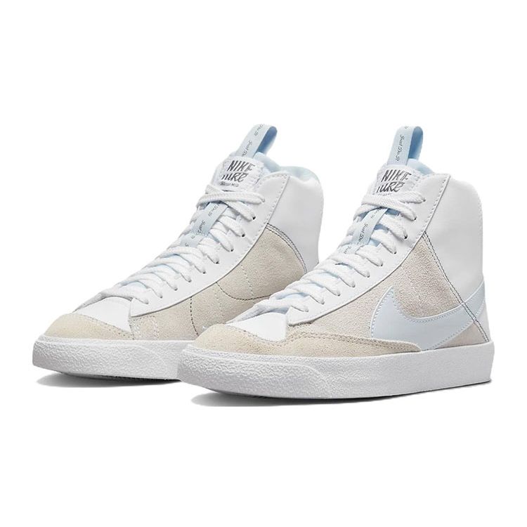 Nike Кроссовки Blazer Mid 77 SE GS Dance - White Aura для детей Summit-White Flat-Pewter DH8640-103