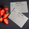 50 шт. Цветные карточки-индексы для рецептов, Двусторонние карточки для рецептов с линиями для свадеб, Девичника, Рождественского подарка для вечеринки