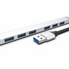 Alloy OTG Adapter High Speed Data Transmission USB 3.0 Expander 7 Ports Type-C HUB Docking Station