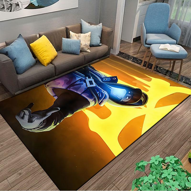 Mysterious Hero in Action suitable as a non-slip mat for the living room or bedroom sofa