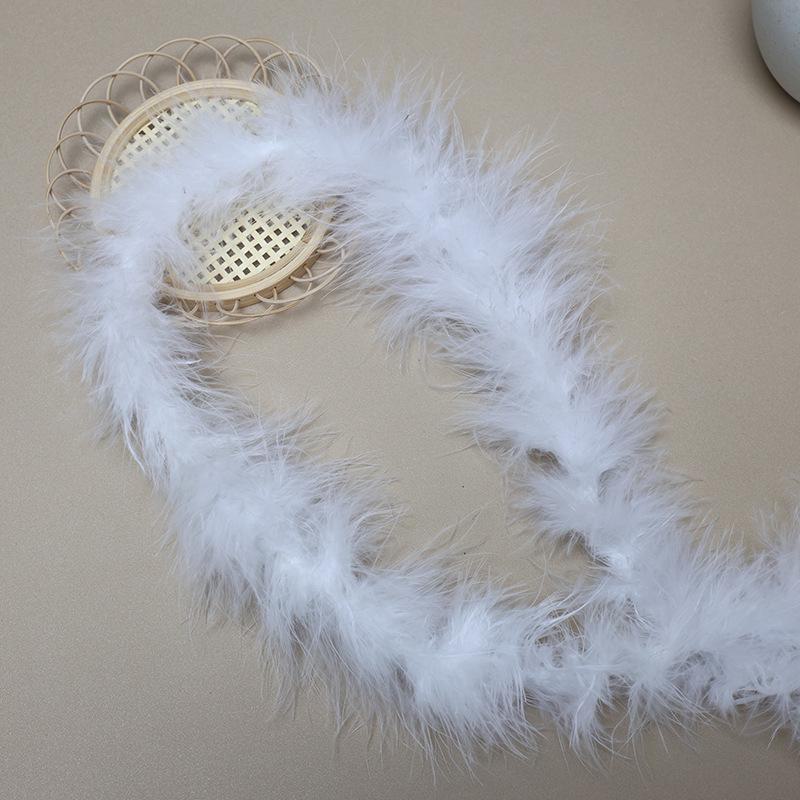 2-метровые полоски пуха для свадебного и праздничного декора, аксессуаров для одежды, дизайна своими руками