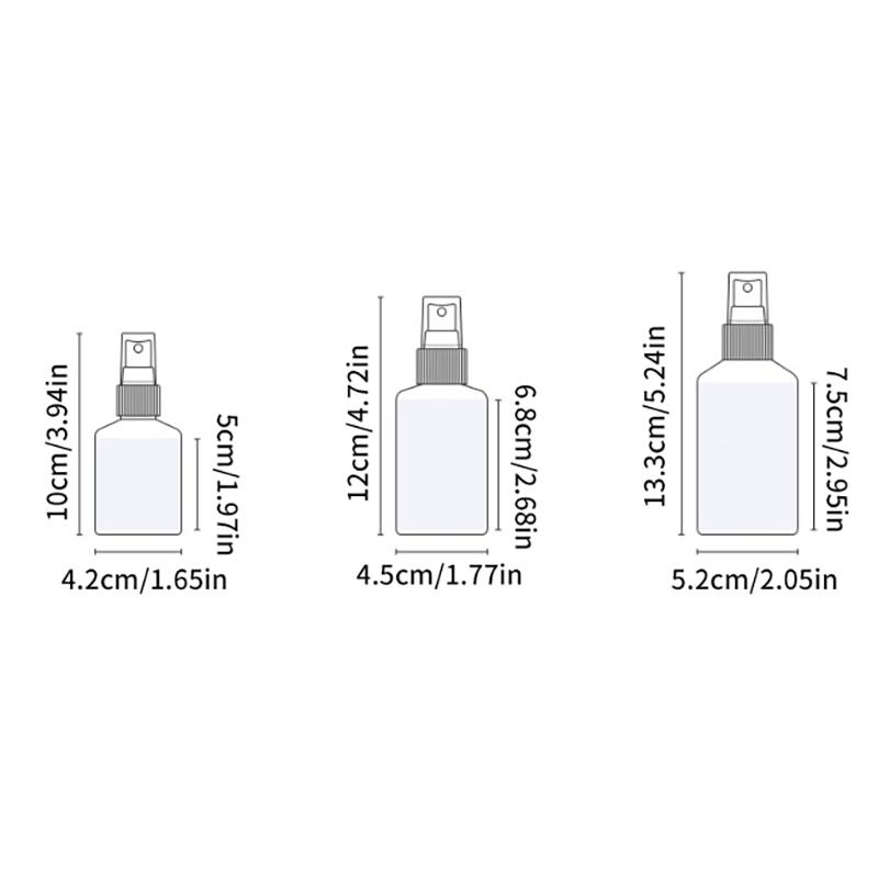 50/100/150 мл пустой многоразовый распылитель для макияжа с распылителем мелкодисперсного тумана для эфирных масел парфюмерия ароматерапия