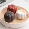 Pumpkin Scented Candle Making Container Ceramic Candle Jar with Lid 3D Plant Candle Holder DIY Candlestick Home Decor Jewelry Storage Birthday Gifts
