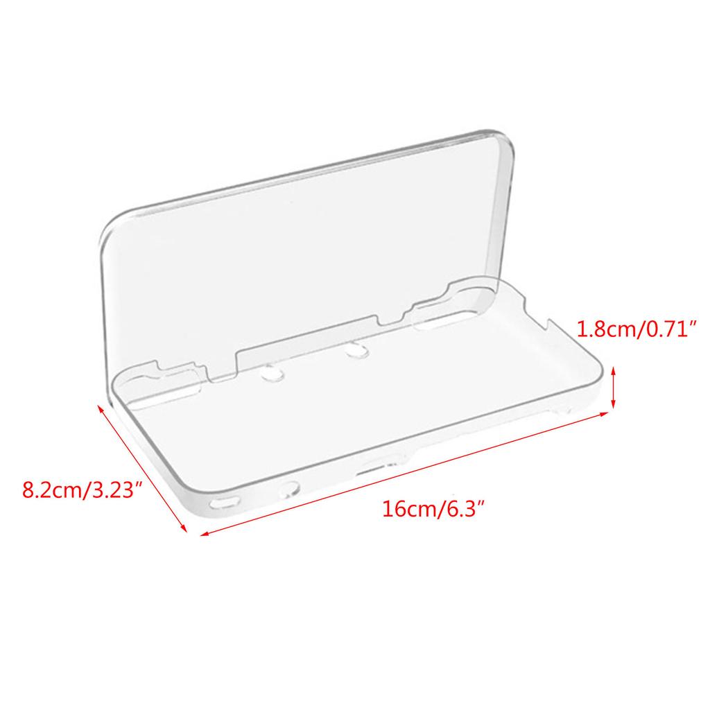 Transparent Hard PC Case Protective Cover Skin for New 2DS XL/LL 2DSXL 2DSLL Crystal Clear Full Body Protectors Sleeve