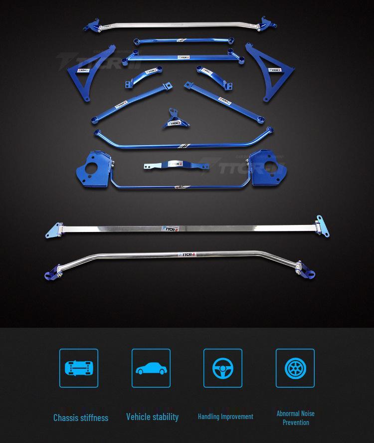 Top Bar Balance & Chassis Reinforcement Anti-Roll Bar for Fit GK5, GR9, GE8, Freed.
