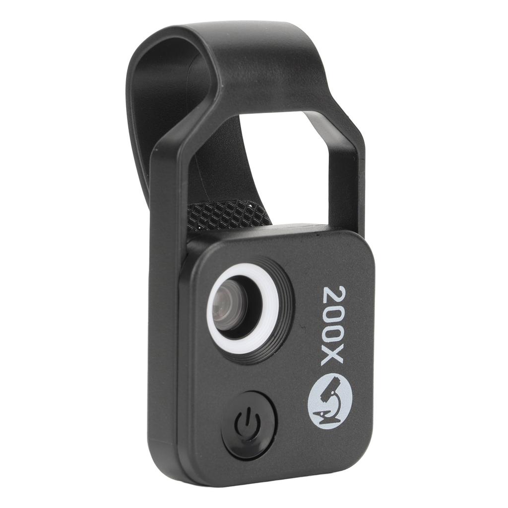 200X телефон мини карманный микроскоп клип дизайн телефон микроскоп со светодиодной подсветкой CPL для нефрита