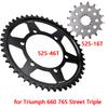 Передняя звездочка 525-16T 525 46T для Triumph 660 Street Triple 765 Street Triple R