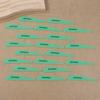 20Pcs 3In Archery Arrow Feather Plastic Feather Rubber Vanes Fletching For Diy Archery Hunting Targeting Arrow Shaft Accessories