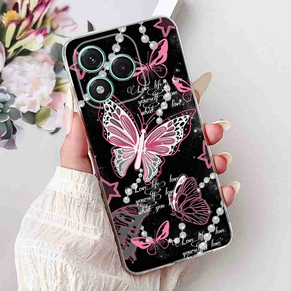 For Honor 400 Lite Casing ABR-NX1 Animal Butterfly Cover Soft Silicone Case For Honor 400 Honor400 Lite Protectors Phone Shell