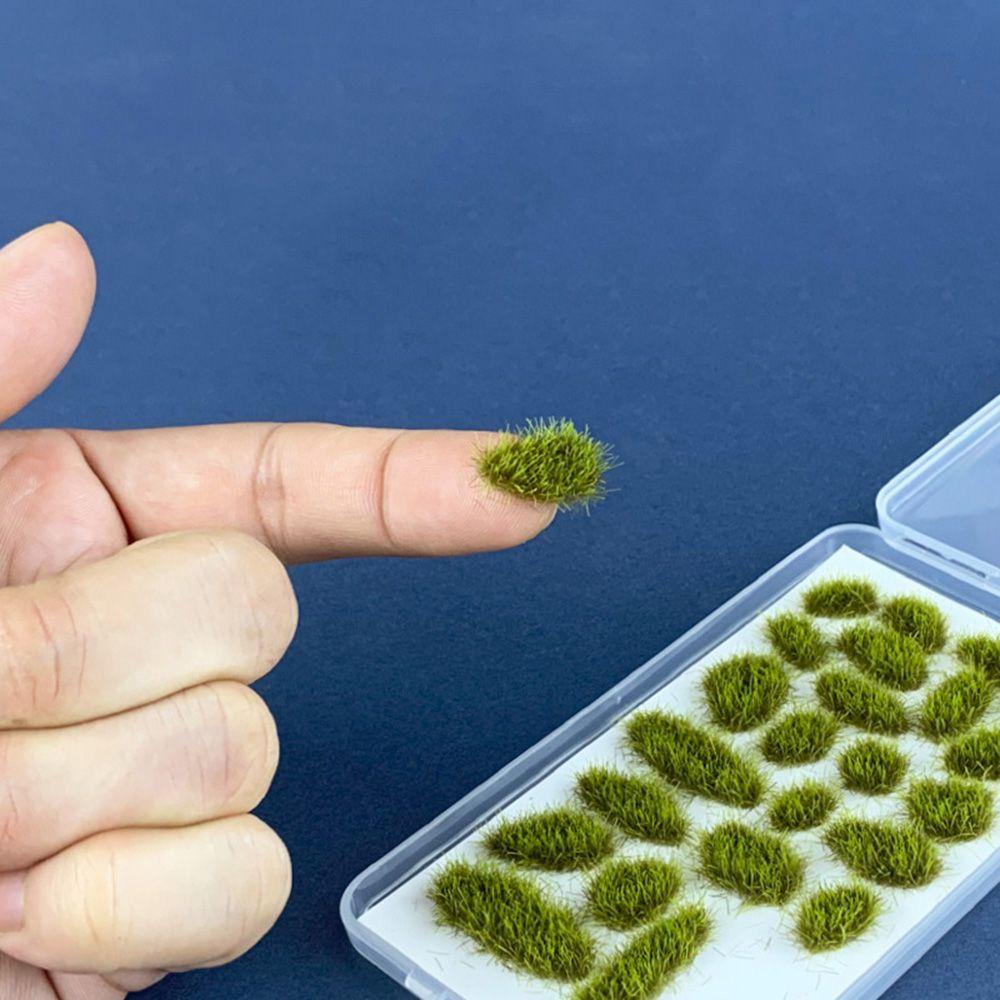 Модель Неправильные пучки травы Песок Макет стола Моделирование Военная игра Декорации Искусственный цветок Кластер