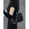 «Элегантная корейская женская сумка через плечо с цепочкой для мотоцикла 2025 года»