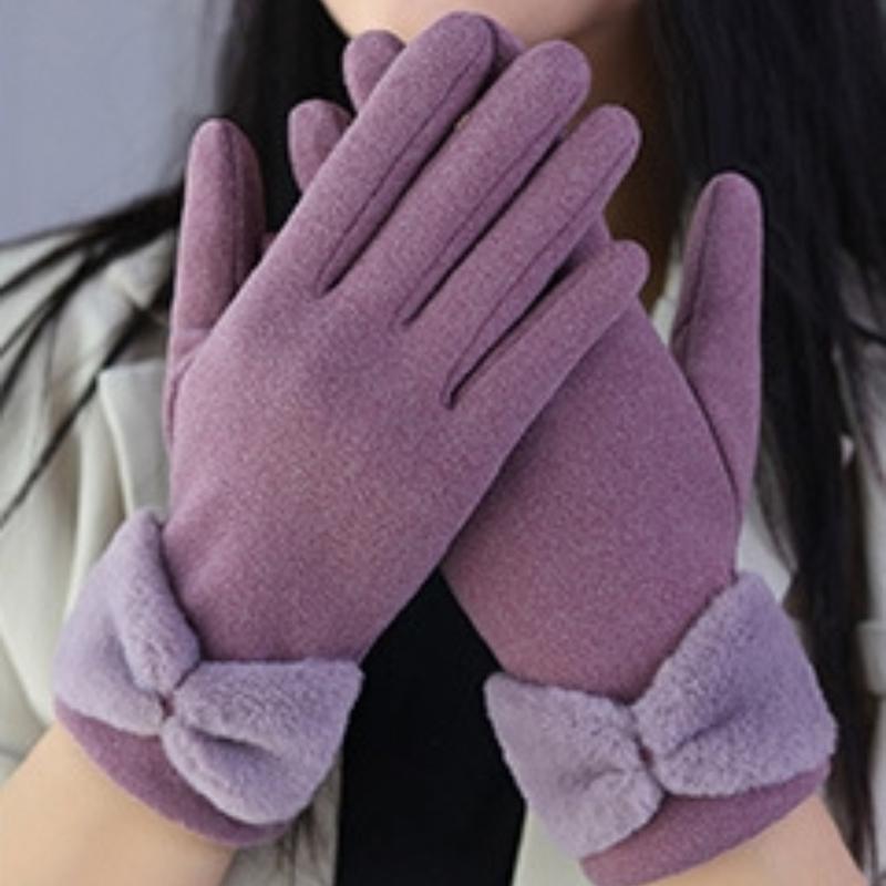 Cozy Winter Fleece Gloves for Women Soft, Windproof, Water-Resistant, Thermal Insulation, Touchscreen Compatible Gloves