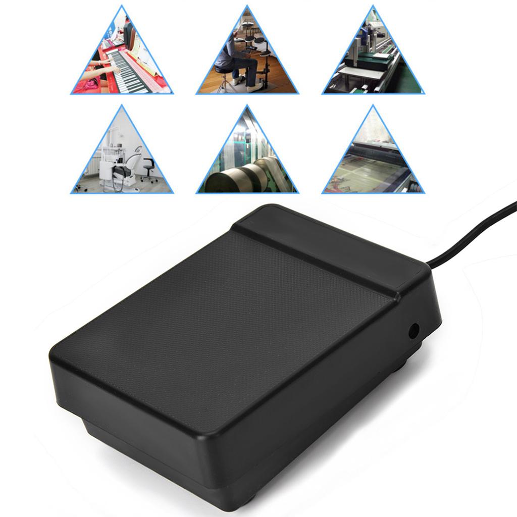 6.35 Foot Sustain Single Pedal Controller for Electronic Keyboard Piano