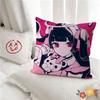 pc Jirai Kei Fashion Beautiful Girl Anmie Pillow Case Fashion Square Pillowcase Bedroom Sofa Room Ins Decoration Leisure