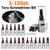 6 шт. Биты для отвертки Torx 1/4 дюйма Головка под Torx Инструменты T10 T15 T20 T25 T30 T40 Адаптер торцевого ключа Ручные инструменты Аксессуары
