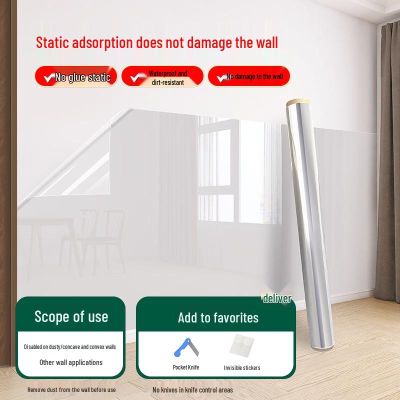 Прозрачные электростатические наклейки на стену: Пленка для декора и защиты детской комнаты