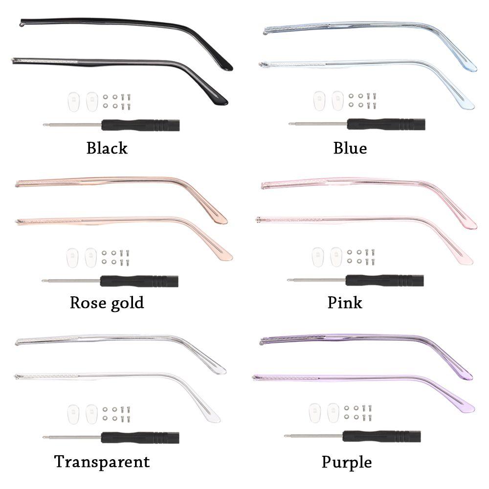 1 пара металлических универсальных инструментов для ремонта очков, аксессуаров для очков, сменных ножек, оправы для очков