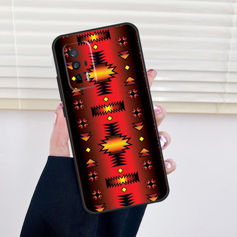 Navajo Print Pattern Cover For Xiaomi 14 13 15 Ultra 11T 12T 13T 14T Pro POCO X7 Pro X3 X5 X6 M6 F5 F6 Pro Case