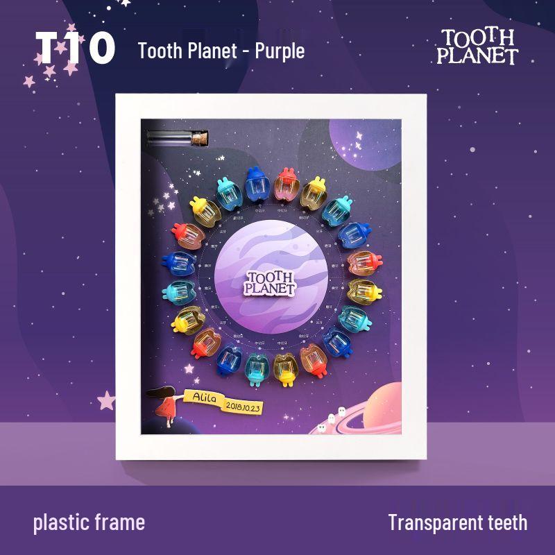 Children's Tooth Storage & Keepsake Box: Boy/Girl Baby Tooth Collection