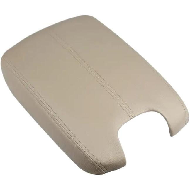 PU Leather Car Center Console Lid Armrest Cover Compatible with 2008-2012 Accord 83450-TA0-A11ZC 83450-TA5-A31ZC(Color Name: Beige)