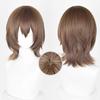 High Quality Goro Akechi Cosplay Wig Crow Wig Game P5 Cosplay Heat Resistant Synthetic Hair Halloween Game Anime Wigs + Wig Cap