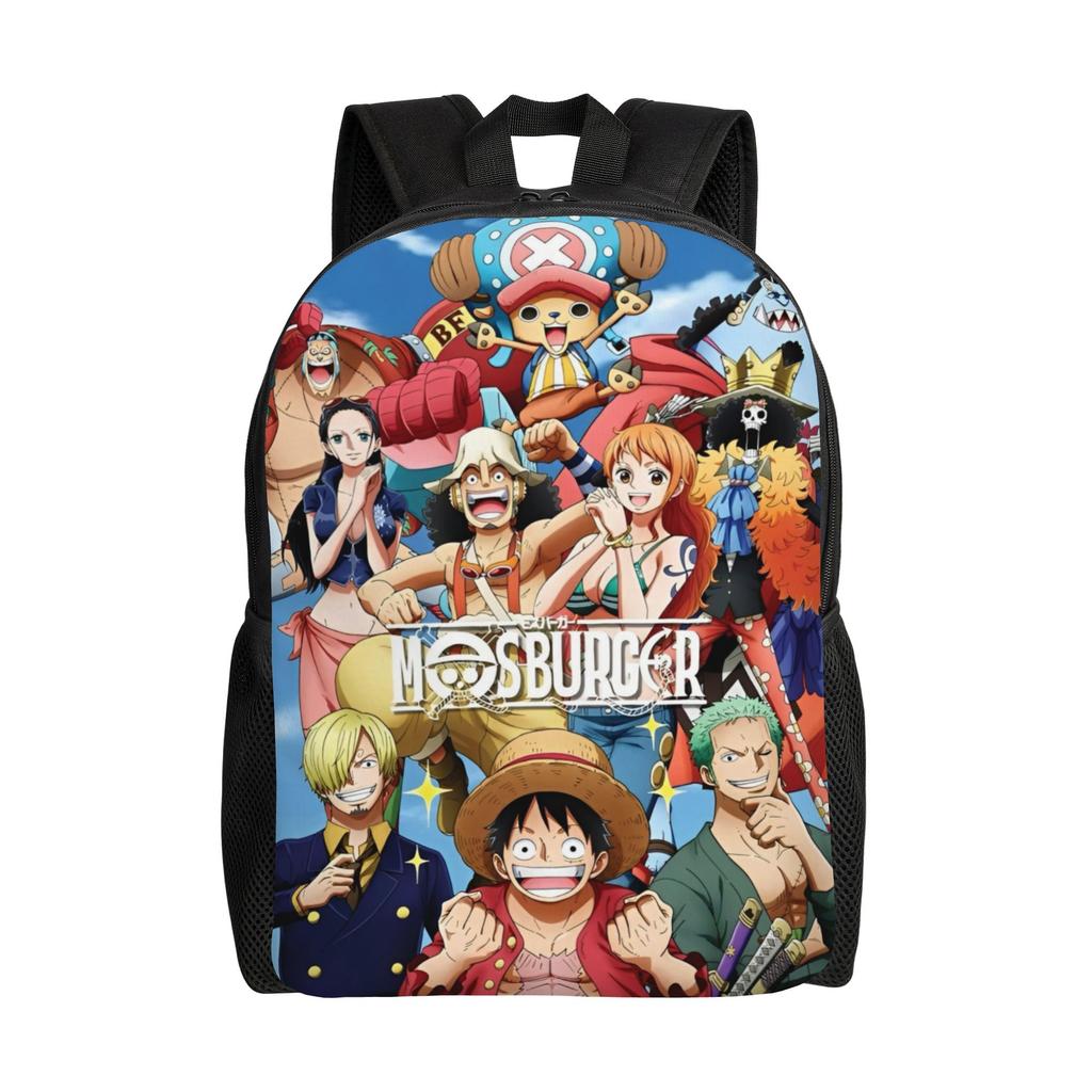 Рюкзак One Piece ACE для мужчин и женщин, крутой, для старшей школы, на каждый день, с карманом для ноутбука, на плечо