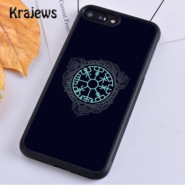Чехол для телефона Krajews Viking Vegvisir Odin Nordic для iPhone 14 5 SE 6s 7 8 plus XR XS 11 12 13 pro max Samsung S21 S22ultra