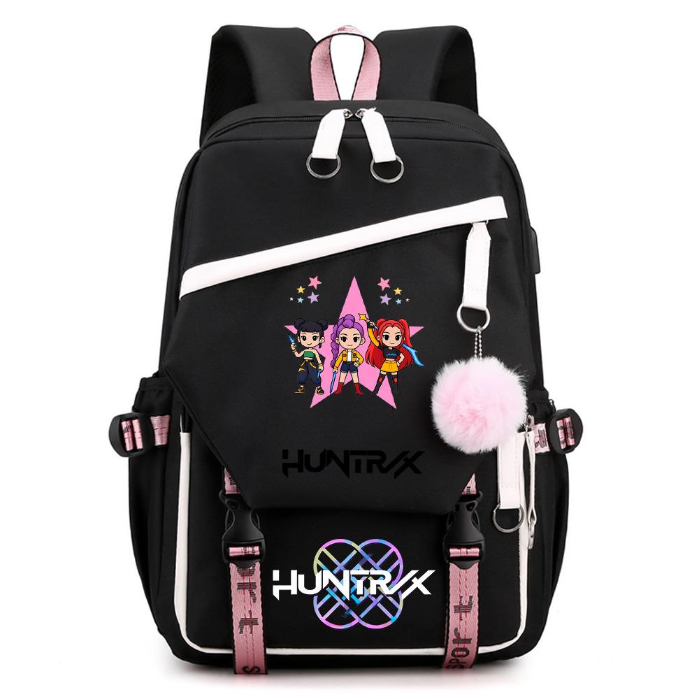 Anime Demon Hunters Printed Large Capacity Backpack for Teenger Student Girl Boy Schoolbag Bookbag Women Waterproof Travel Bag Gift
