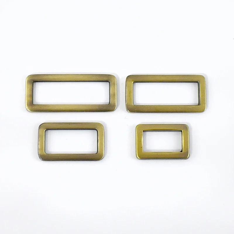 Meetee 20 шт. 20-50 мм 16 цветов Металлическая пряжка Регулировочные пряжки для стропы Ползунок для ремня сумки Кольцо Застежка DIY Кожаная фурнитура Аксессуары