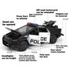 1/24 Scale Police Roadster Model Y Model 3 Cybertruck Model X Model S Diecast Metal Alloy Model Car Children's Toy Car Gift for Friend