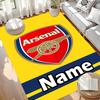 Custom Name Personalized football team Print Carpet, Versatile Home Decor Rug, for Playroom, Apartment, Balcony, Entryway, Hallway Gift