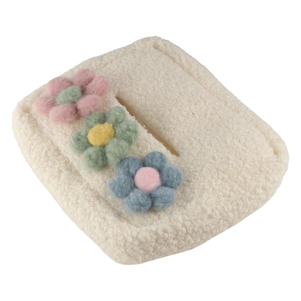 Styling Accessories Plush Car Seat Napkin Holder Paper Napkin Case Car Paper Boxes Car Tissue Box