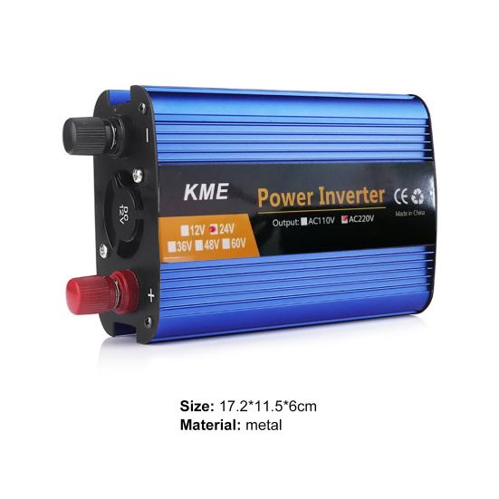 Car Power Inverter Modified Sine Wave Plug Play Digital Display 500W 12/24/36/48V To 220V Car Transformer Adapter for Home