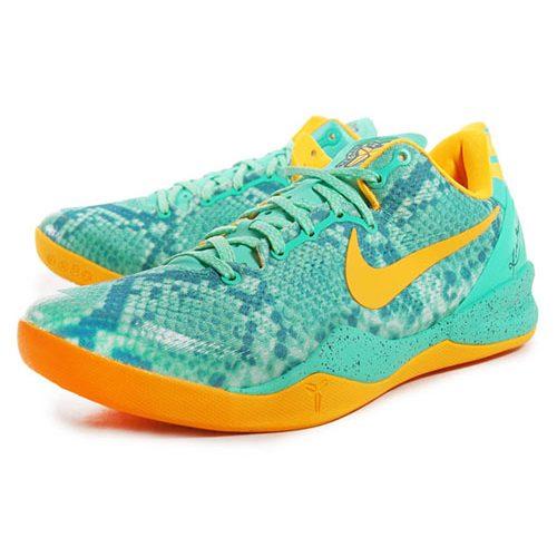 Nike Kobe 8 System Green Glow Laser Orange 555035-304